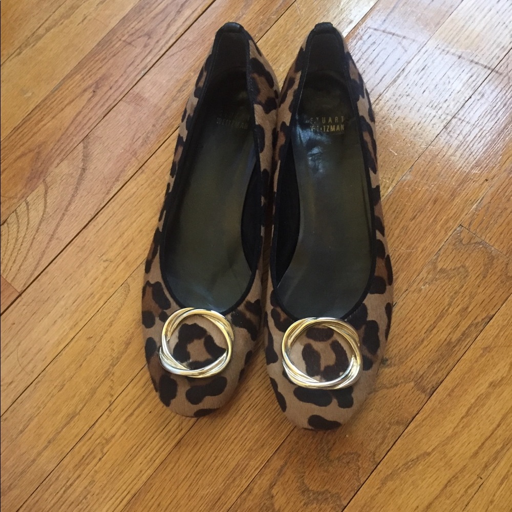 Stuart Weitzman Leopard flats Size 9.5